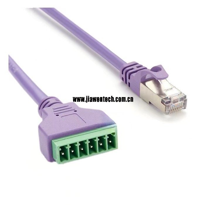 RJ45 to Open Connector Modbus Adapter-Teminal Block-SHENZHEN JIAWEN ...