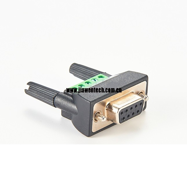 DB9 Female to 5-pin Terminal Block Adapter