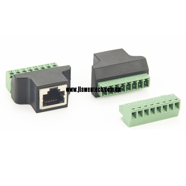 RJ45 Screw Terminal Adaptor Connector