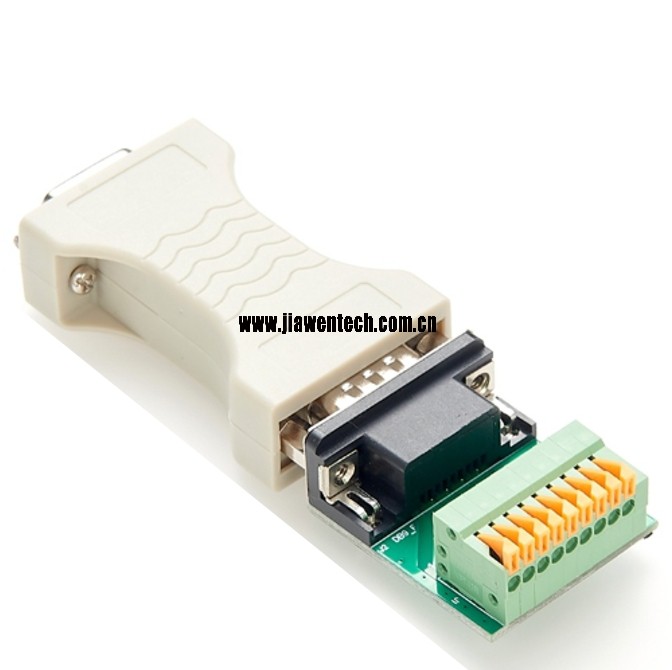 Industrial RS-232 to RS-422 Converter with Terminal Block