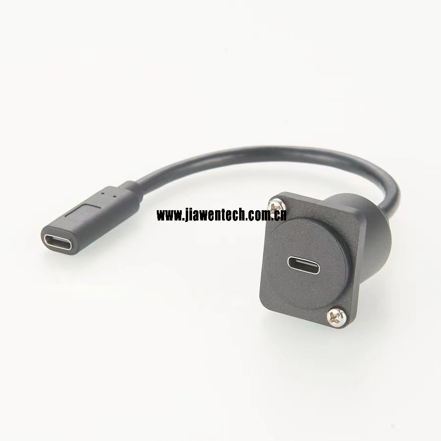 USB C D-Type Adapter Standard D-type Mounting