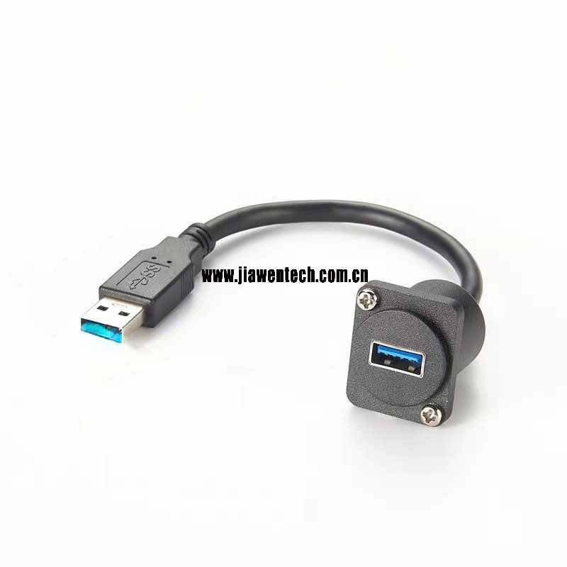 USB Connector in XLR Shell Panel Mount