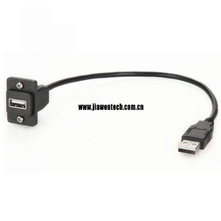 ECF style USB Panel Mount Cable