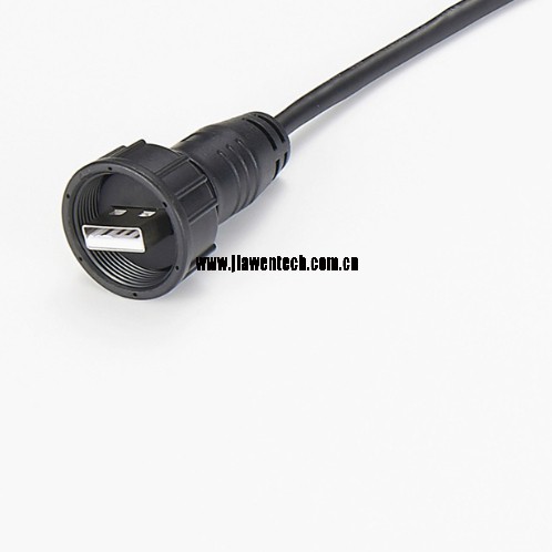 USB 2.0 type A male  IP67 connection cable