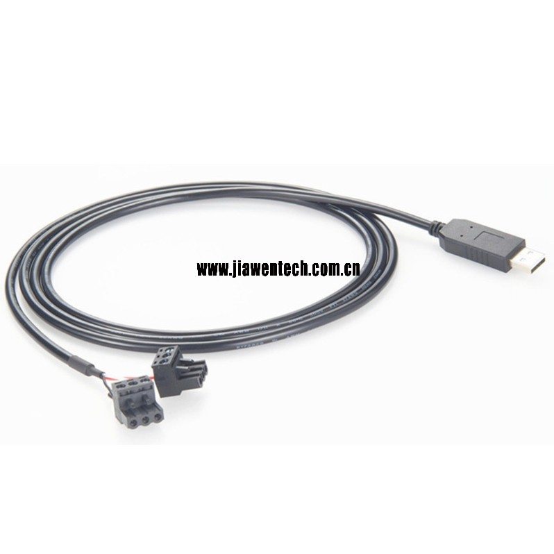 USB FTDI Cable with Molex 22-01-3047 connector