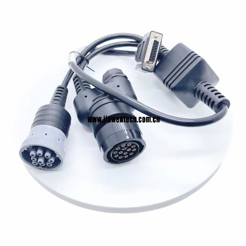 CAT 9-pin and 14-pin Y Cable truck diagnostic tool