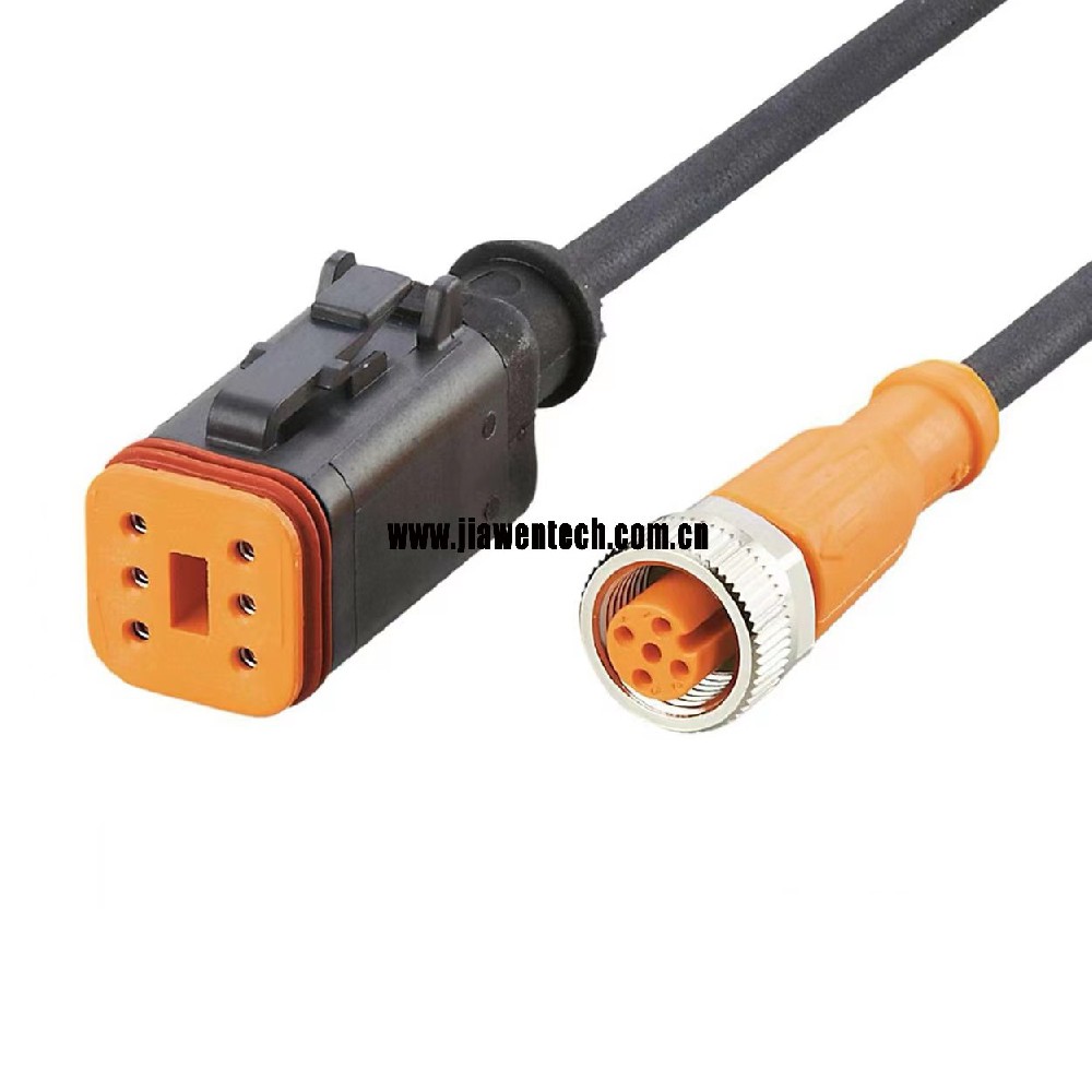 DEUTSCH connector M12 A coding Cable
