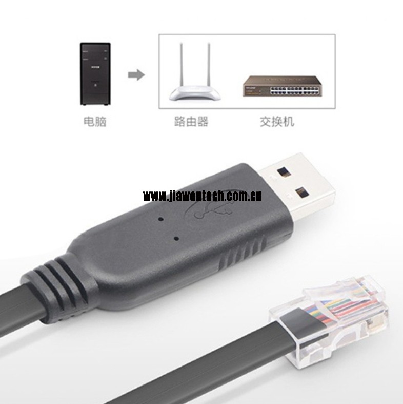 USB RS232 to RJ45 console cable