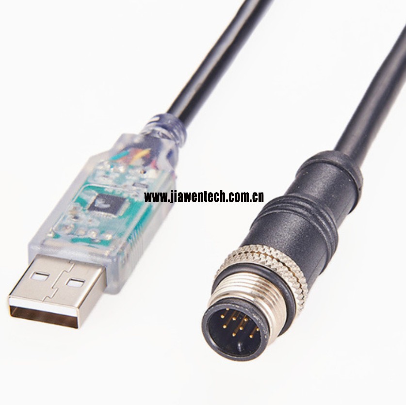USB TO RS232 M5 M8 M12 Cable