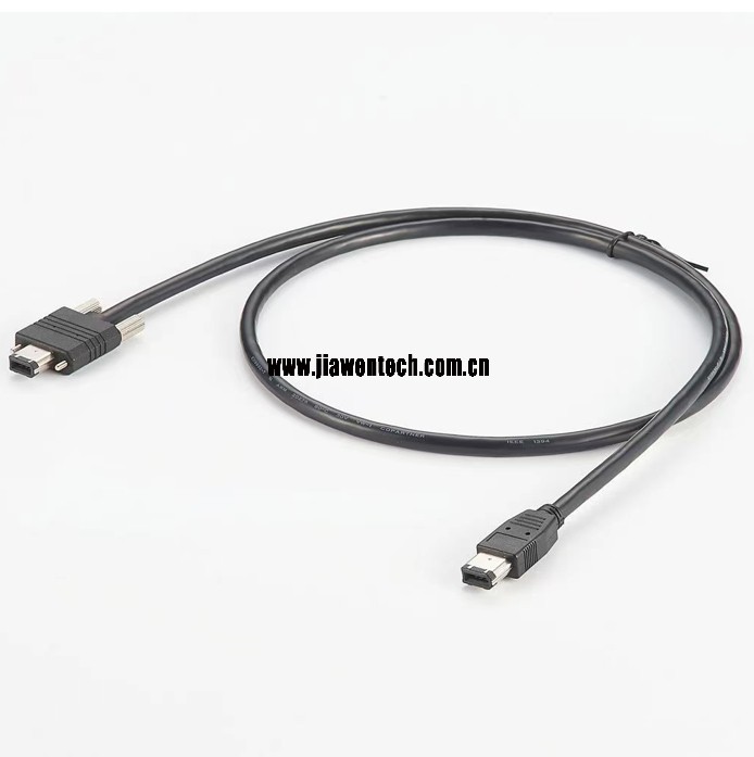 FireWire 400, 6 Pin to 6 Pin, Screw Locking