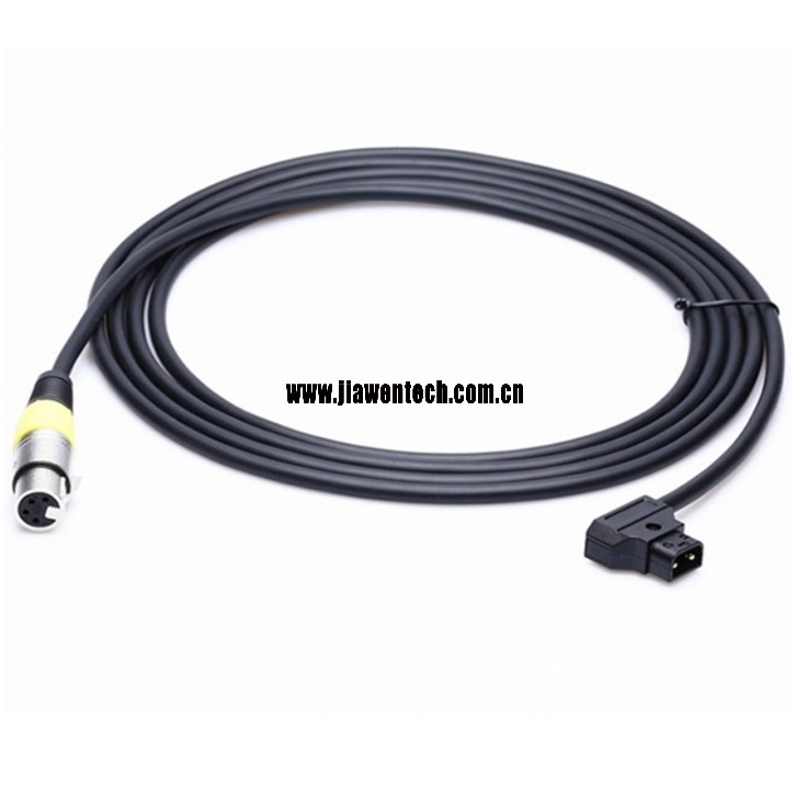 D Tap to 4 Pin XLR Cable