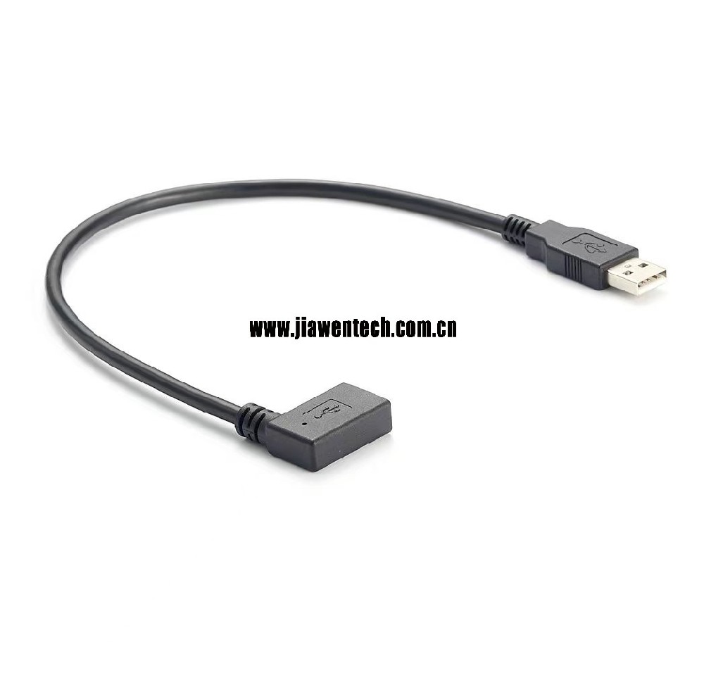 USB Female Right  Angle connector Cable