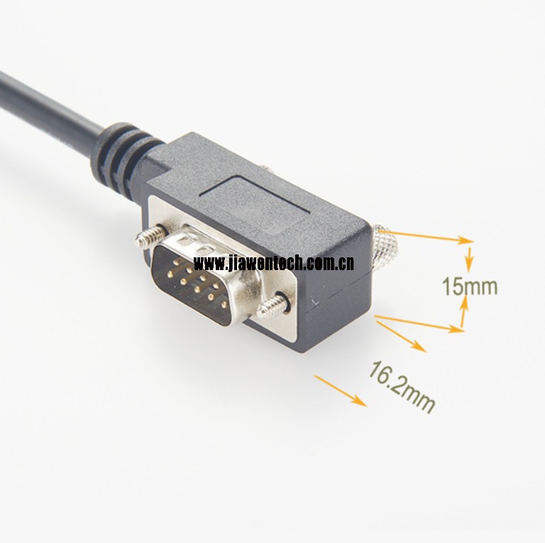 Linke Winkel RS232-Kabel