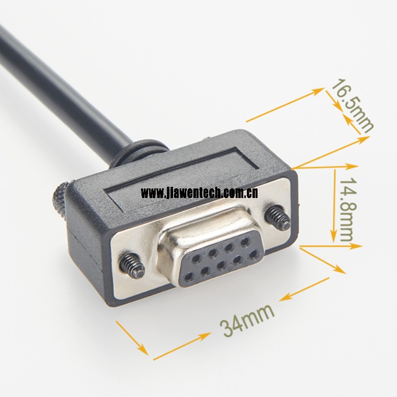 Niedriges RS232-Kabel