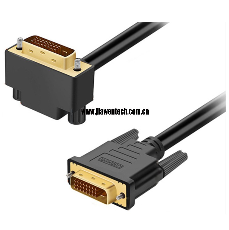 Right angle DVI Cable