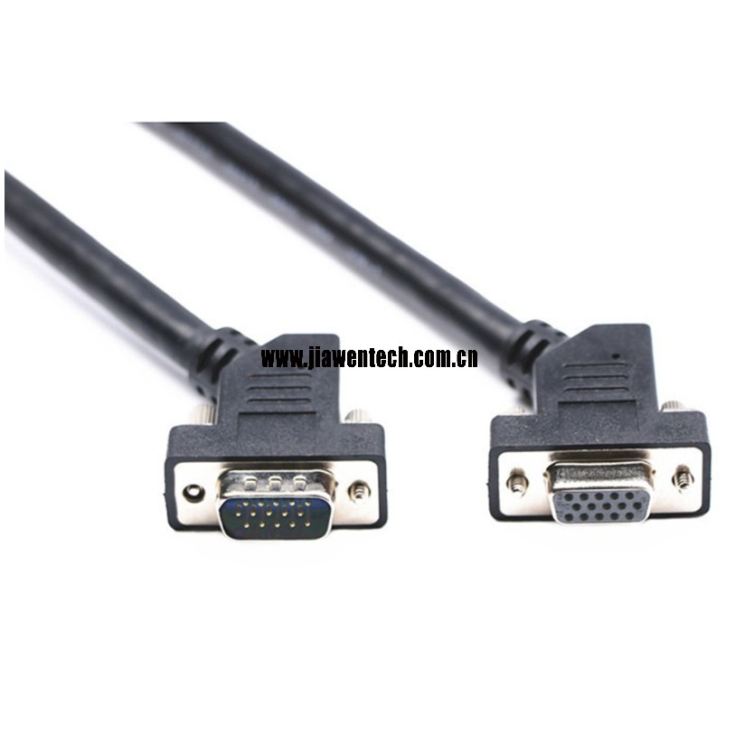 DB15 VGA HD15 angled connector 45 degree