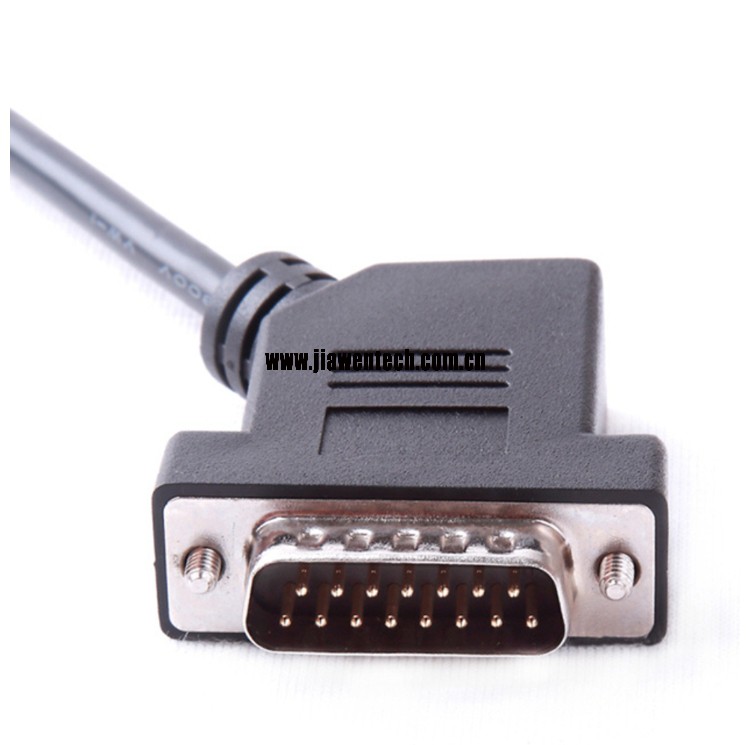 HD15 DB15 Male Female 45 degree angled cable