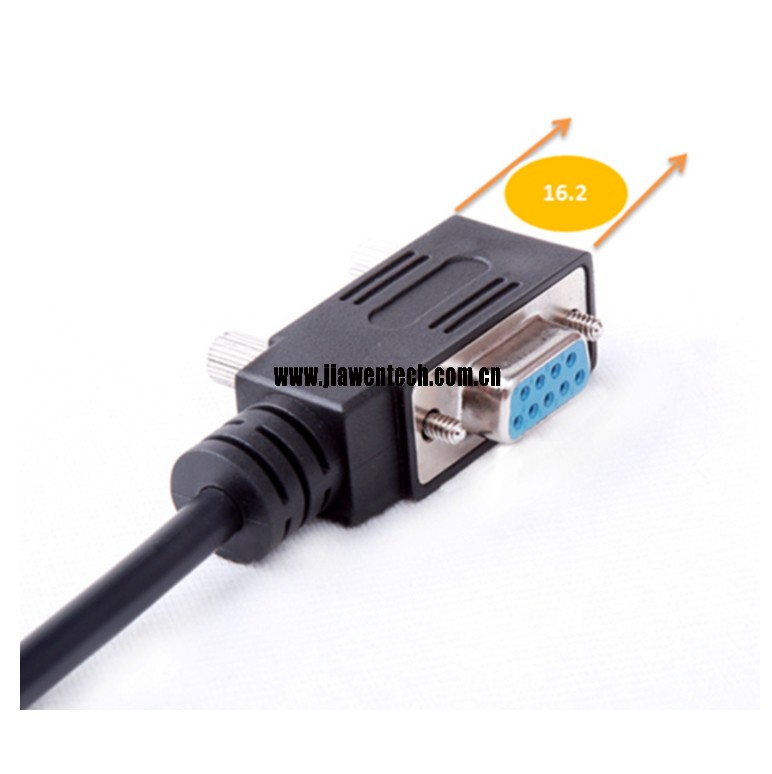 Slim DB9 Right Angle low profile