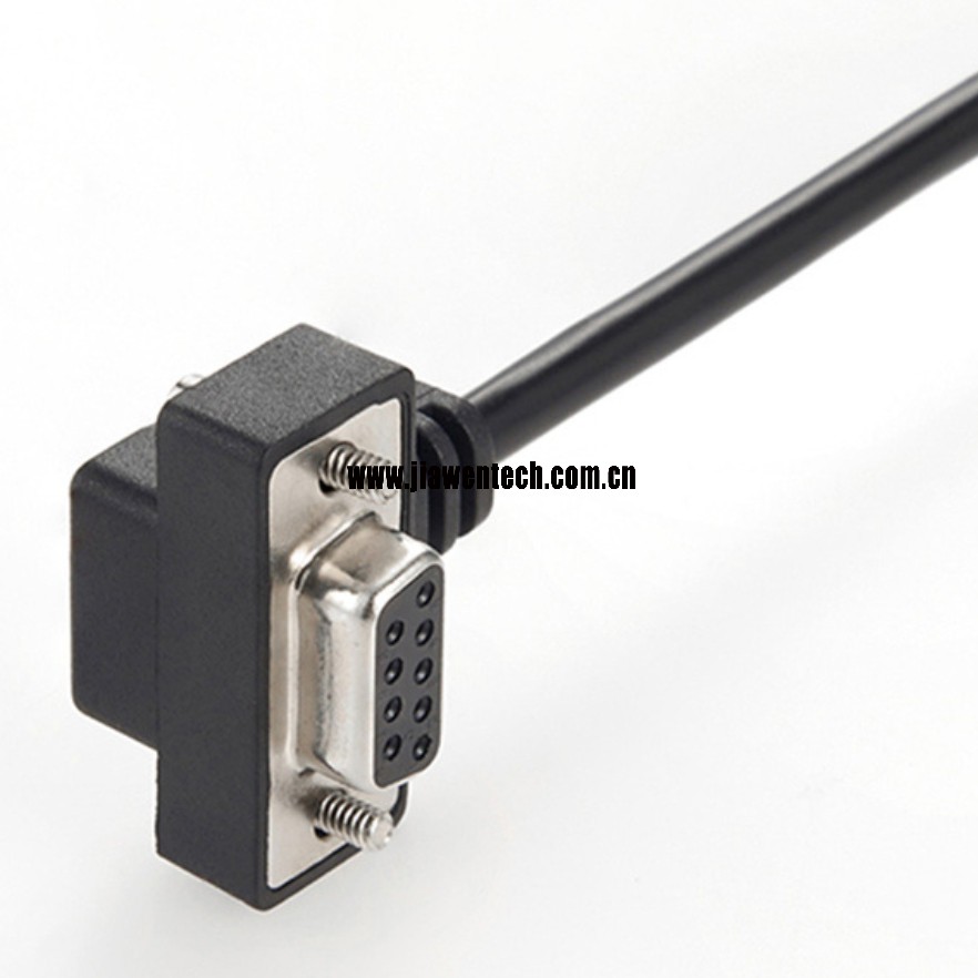 DB9 Right Angle Connector up side