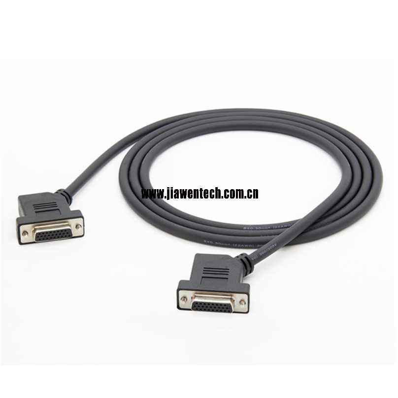DB26 Male Female 45 Degree Cable