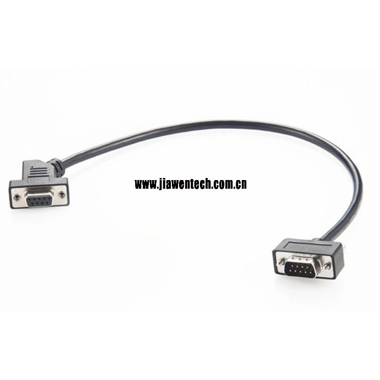 DB9 45 Degree male to Female Cable