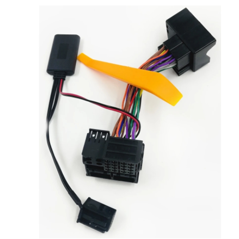 Biurlink Bluetooth 5.0 Audio Adapter Full Harness Wiring for Opel Corsa D Astra H Zafira MP3 CD60 CDC40 Radio