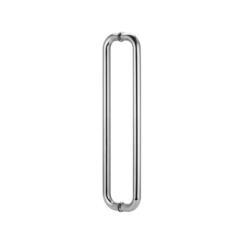 Round Corner Cylinder Glass Door Pull Handle