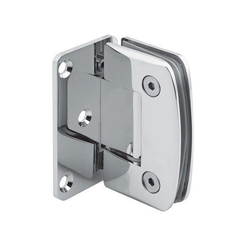 L Shape Full Back Plate Glass to Wall Shower Hinge