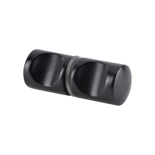 BLACK Brass Modern Style Cylindrical Double Pull Knob