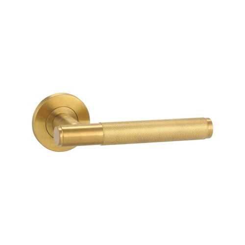 L Shape Round Solid Lever Handle (DLH-S11)