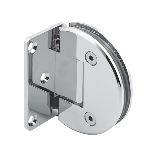 Wall Mount L Shape Full Back Plate Shower Hinge (SHT-R3)