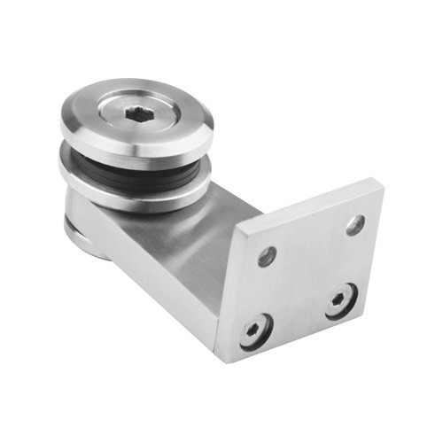 Wall to glass connector