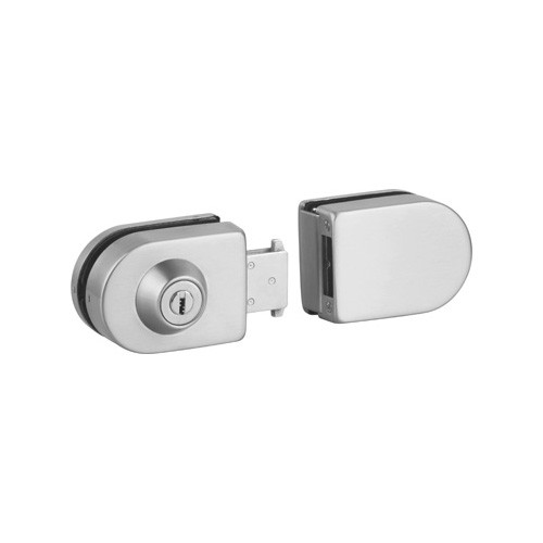 Stainless Steel No Glass Cutout Glass to Glass Lock (LHL-048)
