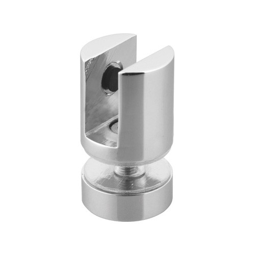 Brass Glass-mounted Shelf Bracket