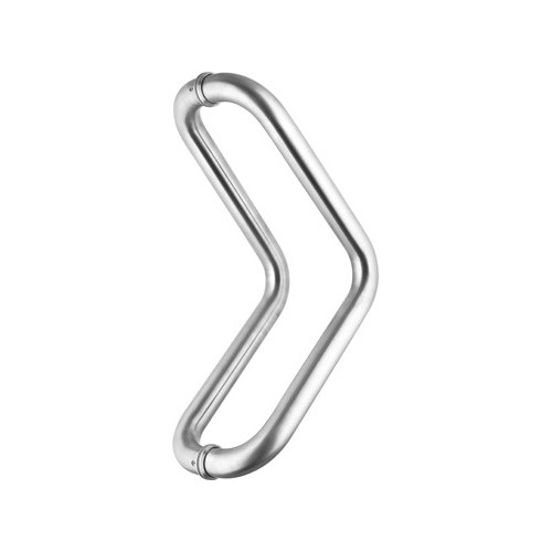 V Shape Cylinder Glass Door Pull Handle