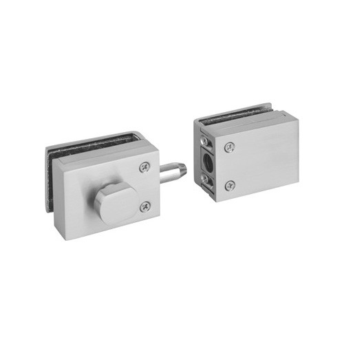 Zinc Alloy No Glass Cutout Glass to Glass Lock