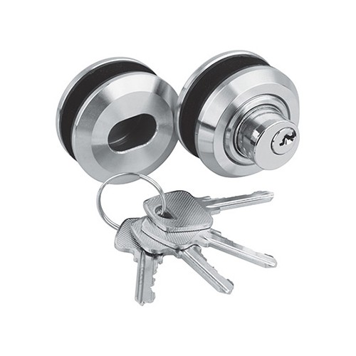 Glass to Glass Round Shape Lockset