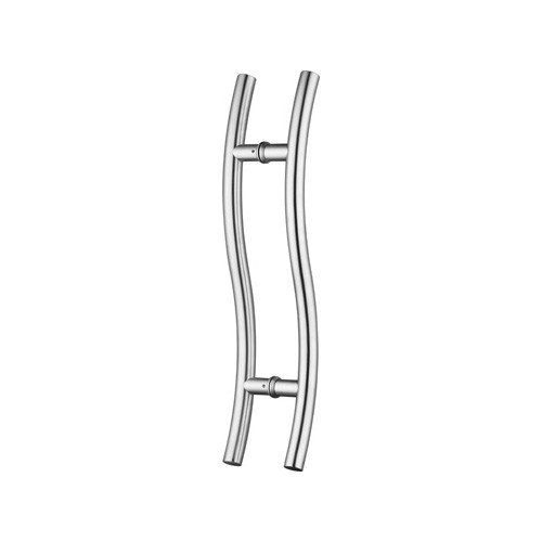 S Shape Cylinder Glass Door Pull Handle