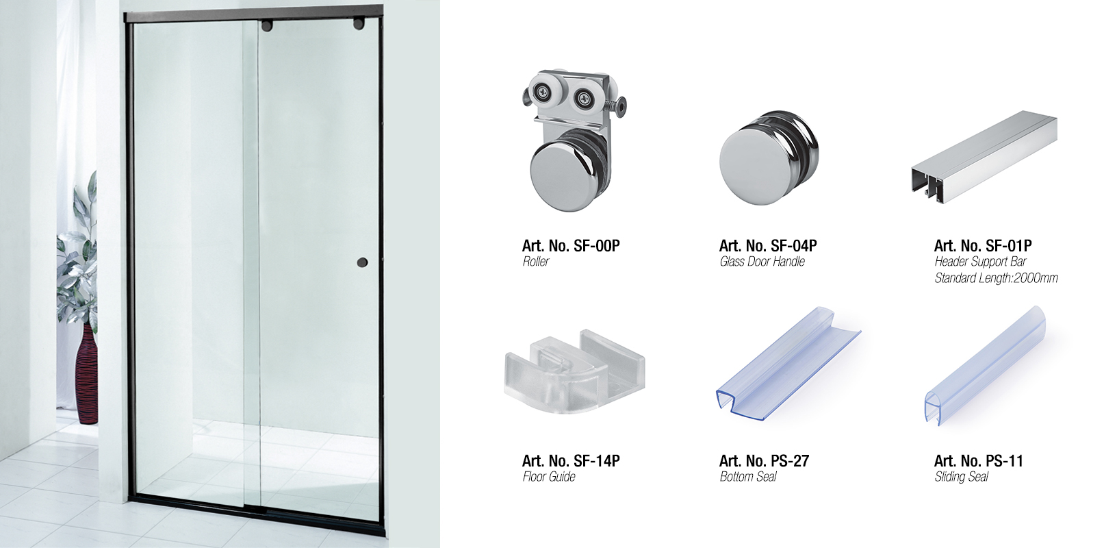 Shower Door System (SF180-P1)