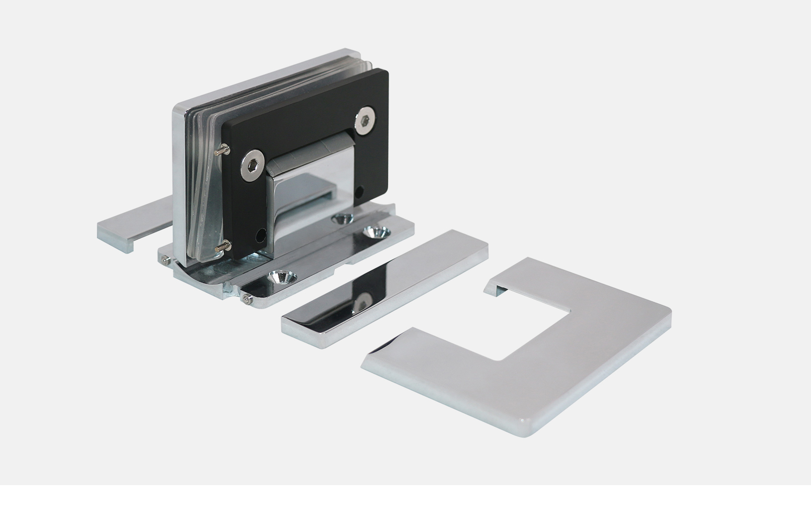 Glass to Wall T Shape 90°Shower Hinge