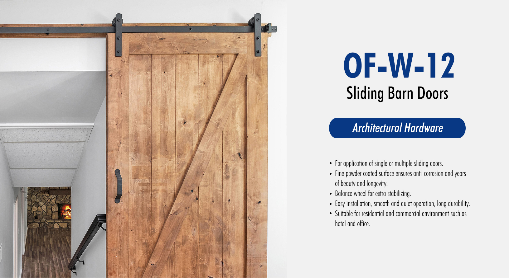 Sliding Barn Door (OF-W-12)