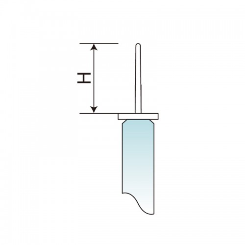 Glass Door Ultra-Clear PVC Seal (PS-80)