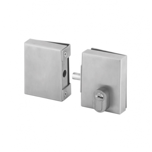 Stainless Steel No Glass Cutout Glass to Glass Lock (LHL-606)