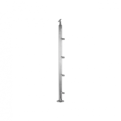 Cylinder Shape Glass Handrail (ST-008)