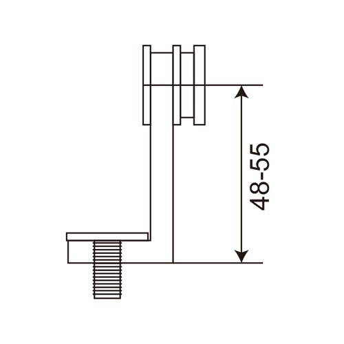 Stainless Steel Glass Angle Bracket (OF-G-11)