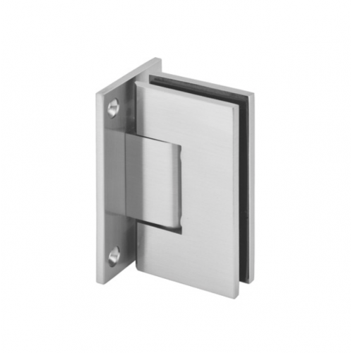 Wall Mount T Shape Full Back Plate Shower Hinge (SHT-BL)