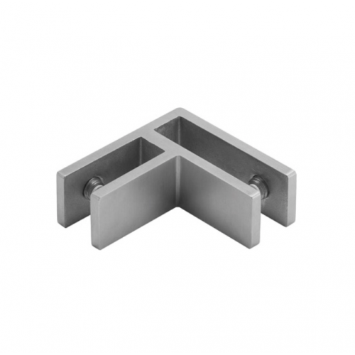 Square 90° Glass Shelf Clamp
