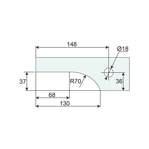 Bottom Patch Fitting (APF-M500)