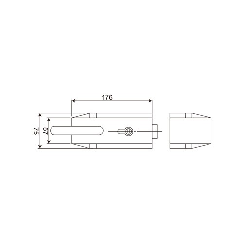 Glass to Glass Lever Lockset (LHL-002)