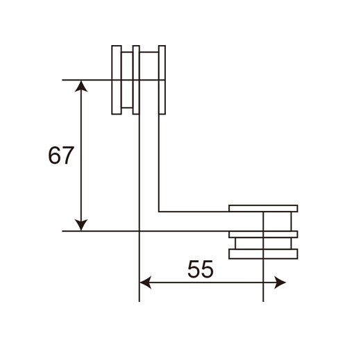 Stainless Steel Glass 90° Corner Bracket